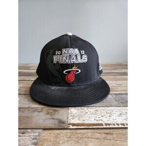2012 NBA Finals Miami Heat Adidas Eastern Western Conferences Cap Hat Flat Brim